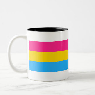 Pansexual Pride Two-Tone Coffee Mug