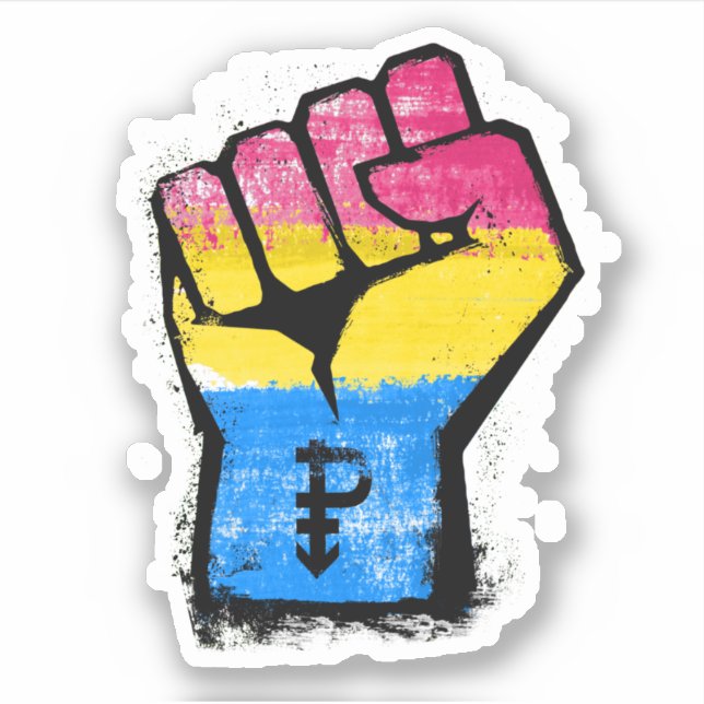 Pansexual Protest Fist (Front)