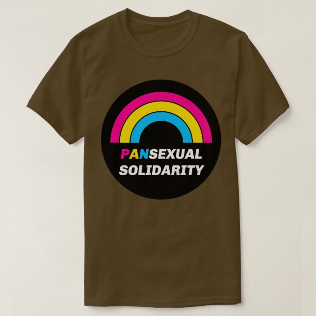 Pansexual Solidarity T-Shirt (Design Front)