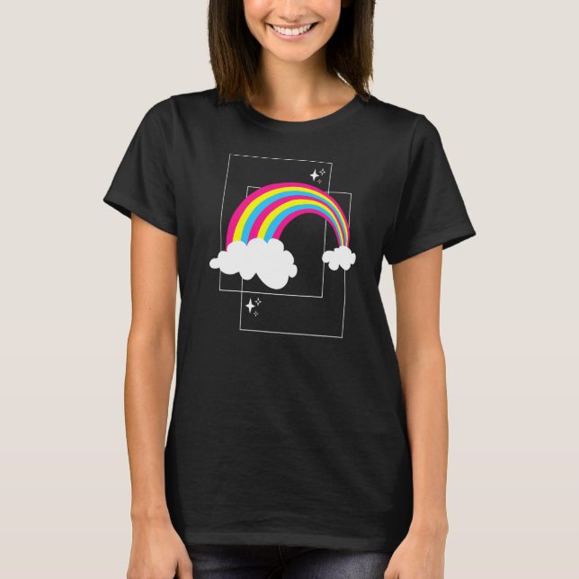 Pansexuality Flag Rainbow Lgbt Equality Pan Pride  T-Shirt (Front)
