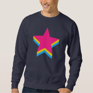 Pansexuality pride stars Sweatshirt