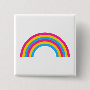Pansexuality rainbow pride Button