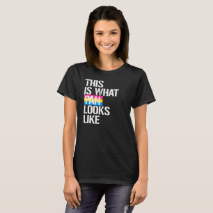 Pansexuality - This is what Pan Looks Like - - LGB T-Shirt