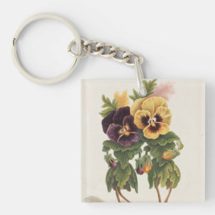 Pansey Ladies Keychain