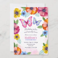 Pansies and Butterflies Birthday Party