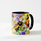 Pansies and Butterflies Mug