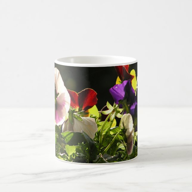 Pansies Coffee Mug (Center)