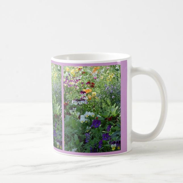 Pansies Coffee Mug (Right)