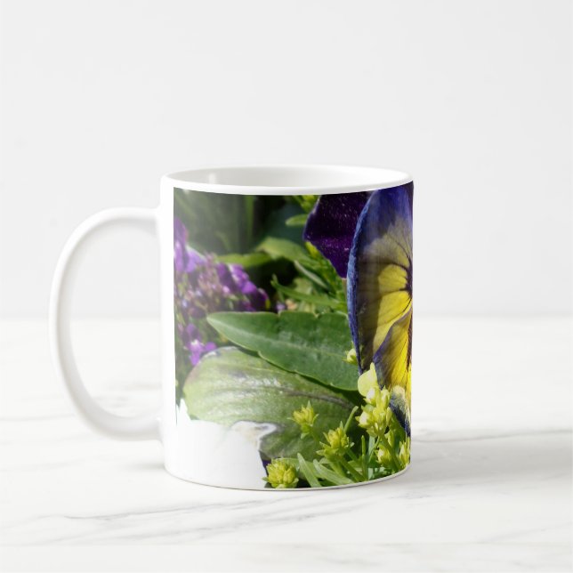 PANSIES! COFFEE MUG (Left)