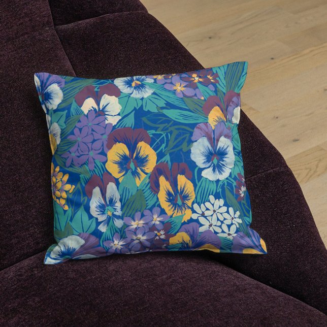 Pansies Cushion (Creator Uploaded)