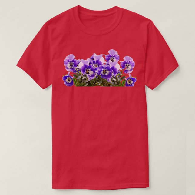 Pansies for Mothers Day  T-Shirt (Design Front)