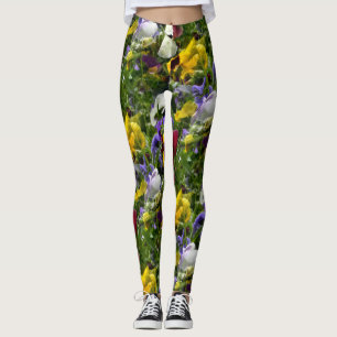 Pansies Forever... Leggings
