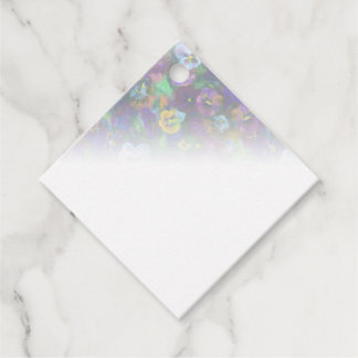 Pansies gift tag [purple]