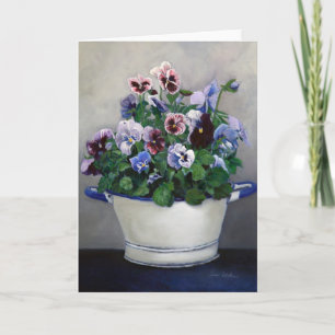 Pansies Greeting Card