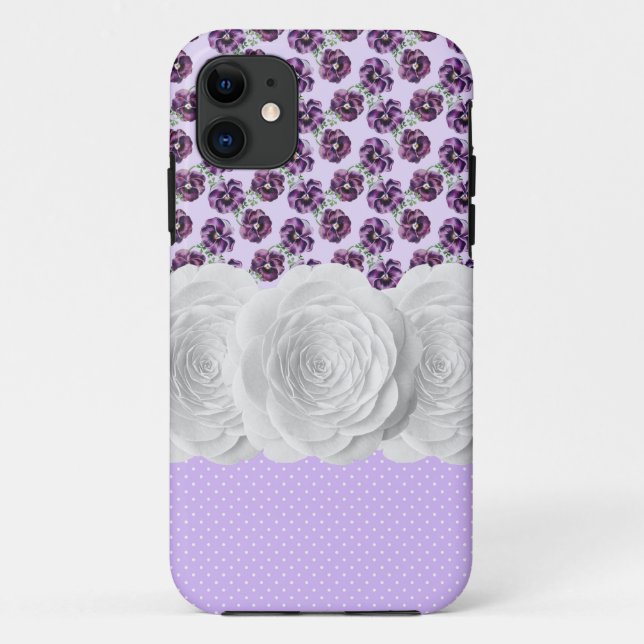 Pansies iPhone 5 Case (Back)