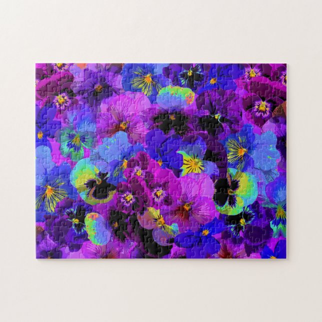 Pansies Jigsaw Puzzle (Horizontal)