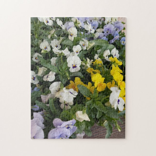 pansies jigsaw puzzle (Vertical)