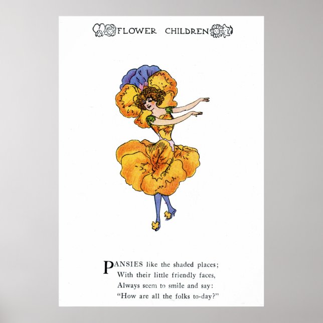 Pansies (Pansy) Poster (Front)