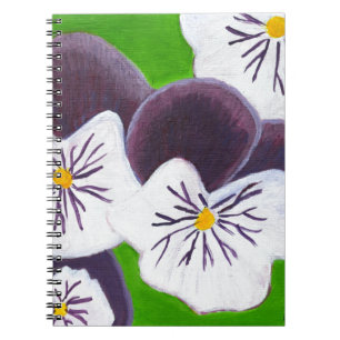 Pansies Spiral Notebook