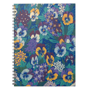 Pansies Spiral Notebook