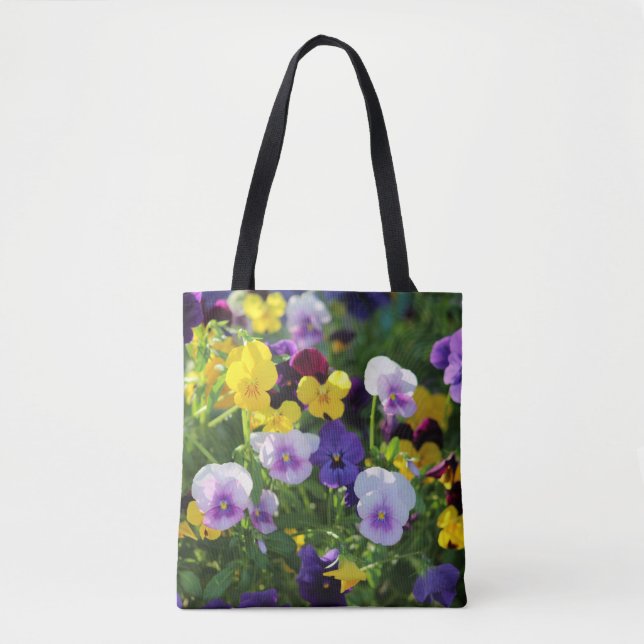 Pansies Tote bag (Front)