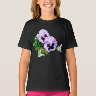 pansy 17 watercolor 728 T-Shirt