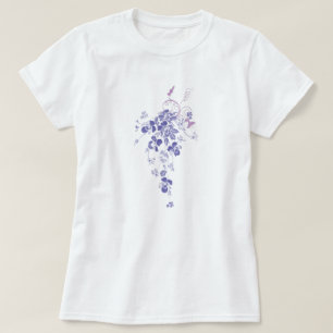 Pansy Bouquet - Women's Shirt - White