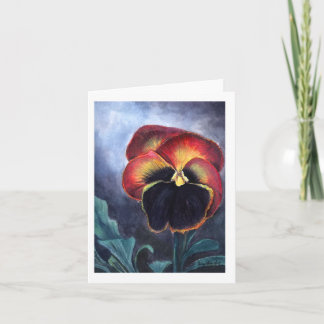 Pansy card