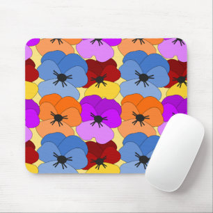 Pansy Collage Mouse Pad