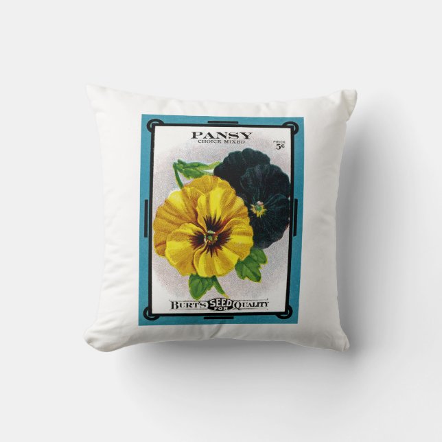 Pansy Cushion (Front)