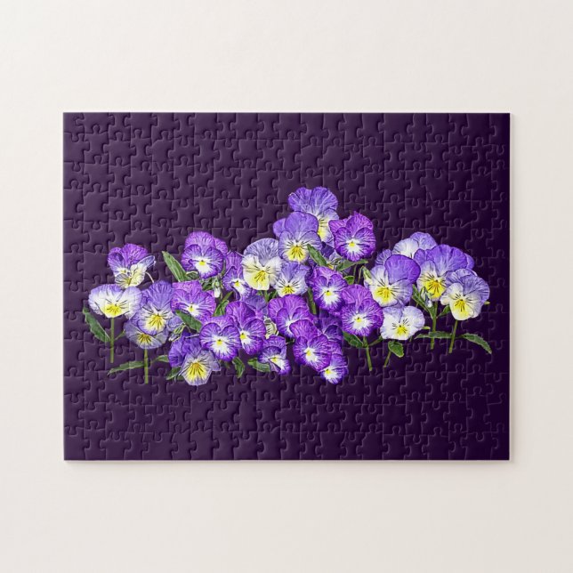 Pansy Family Reunion Jigsaw Puzzle (Horizontal)