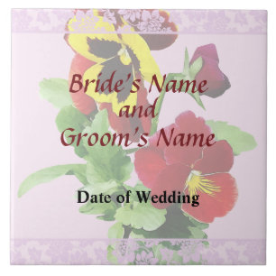 Pansy Family Wedding Products Tile