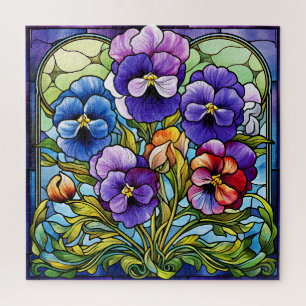 Pansy Flowers Puzzle