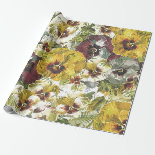 Pansy Garden Decoupage/Gift Wrap Paper