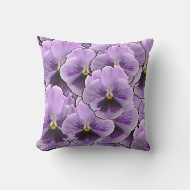 Pansy Garden Outdoor Cushion (Front)
