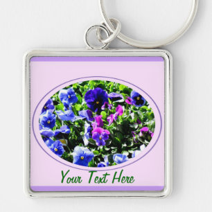 Pansy Key Ring
