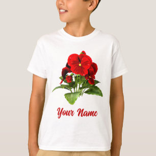 Pansy Lover Floral Personalised Custom T-Shirt