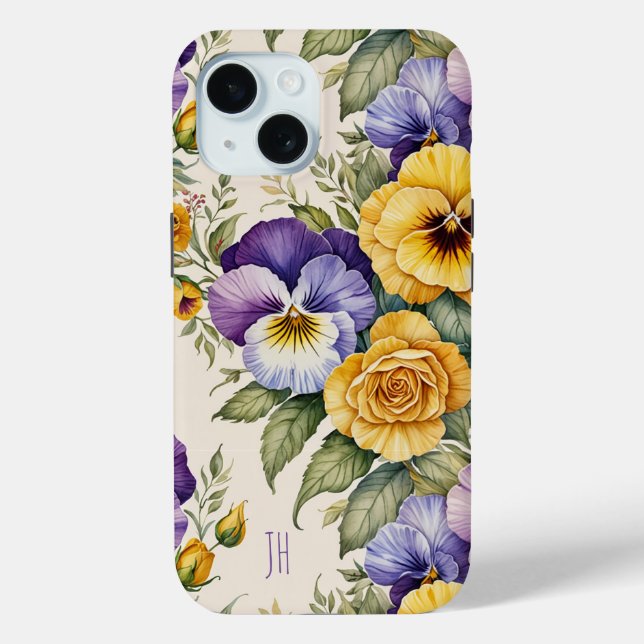 Pansy Lovers Glorious Case-Mate iPhone Case (Back)