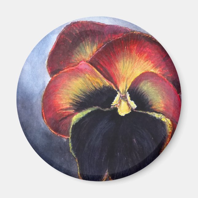 Pansy Magnet (Front)