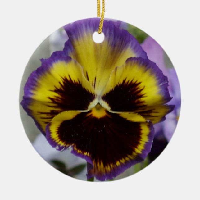 Pansy ornament (Front)