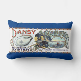 Pansy Oysters Lumbar Pillow