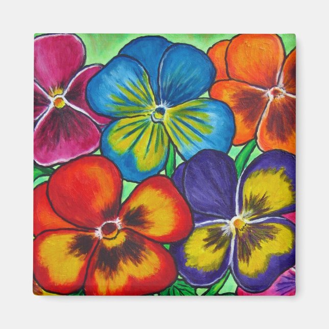 Pansy Parade Magnet (Front)