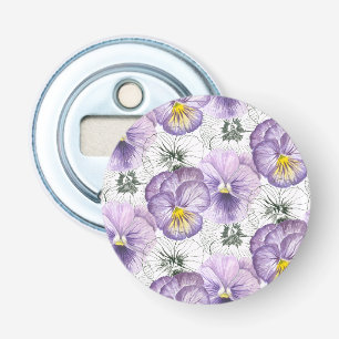 Pansy pattern bottle opener