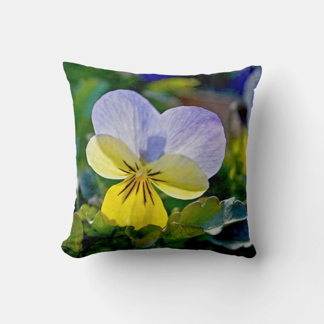 Pansy Perfection Cushion (Front)