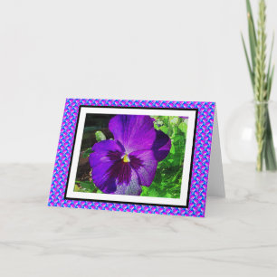 Pansy Pop Card