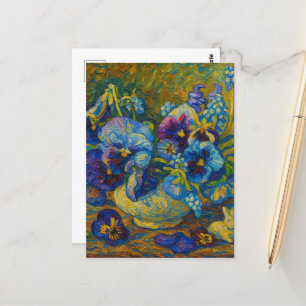 Pansy Postcard