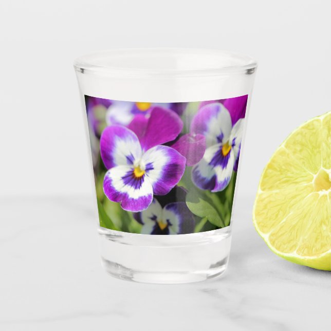 Pansy Shot Glass (Front)