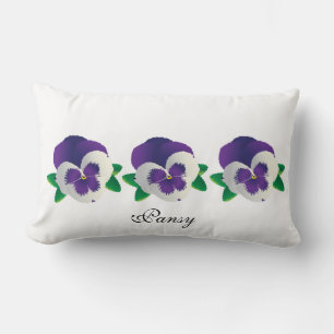 Pansy Throw Pillow
