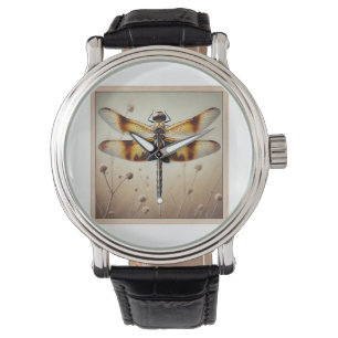 Pantala Dragonfly 040924IREF240 - Watercolor Watch