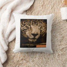 Pantanal Jaguar Throw Pillow